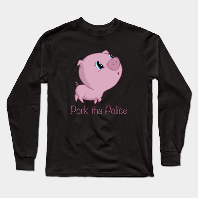 Pork tha Police Long Sleeve T-Shirt by robotfrog